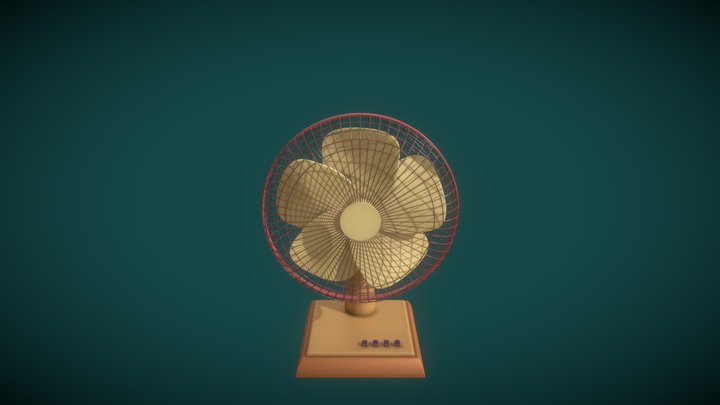 TABLE FAN 3D Model