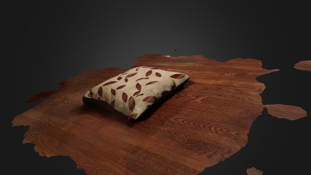 Pillow on Wood