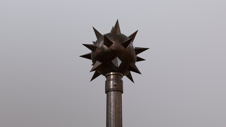 Medieval Morning Star 3D Model