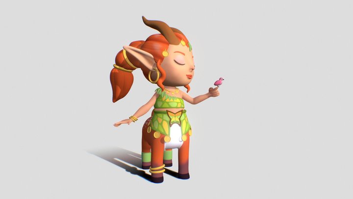 Enchantress stylized model 3D Model