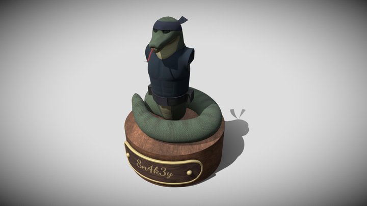 Sn4k3y 3D Model