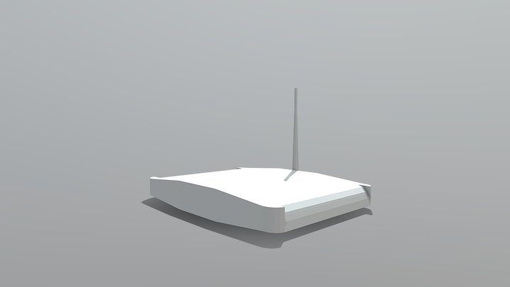 Simple Modem 3D Model