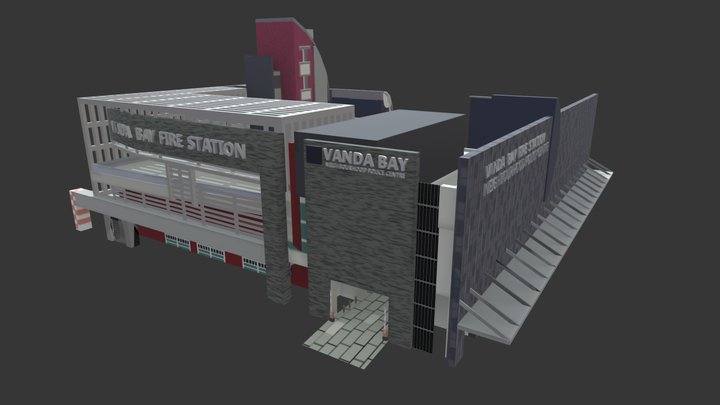 VandaBay_Firestation 3D Model