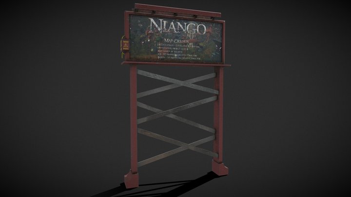 Billboard for Felucia Map 3D Model