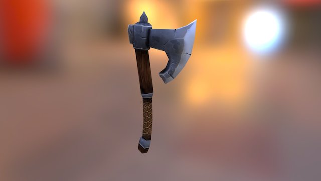 Texture Painting an Ax 3D Model