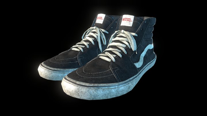 SK8 Sneakers 3D Model