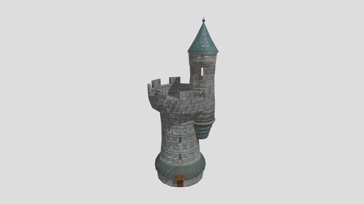 Medieval tower 3D Model