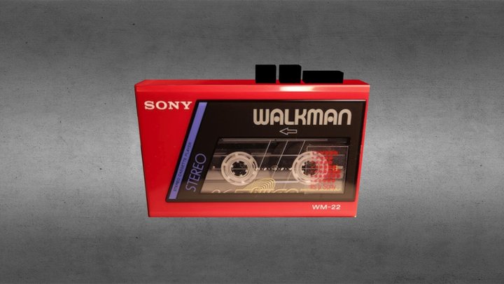 Psx Style Sony Walkman 3D Model
