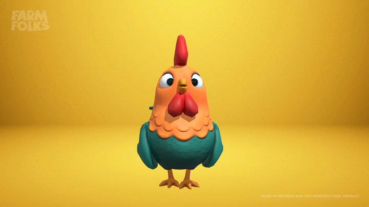 Rooster_fear 3D Model