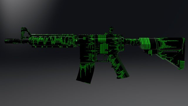 CS:GO M4A1 | CMD 3D Model