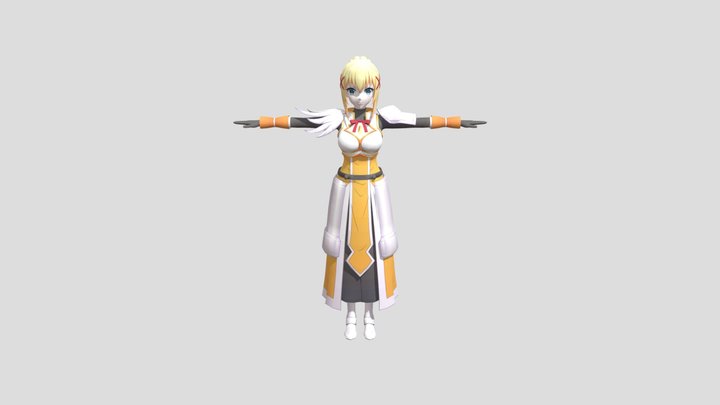 Darkness Konosuba 3D Model