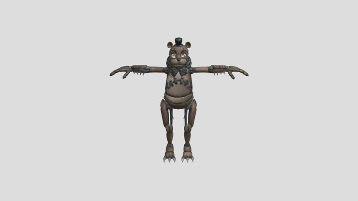 Drawkill Freddy By ConfederateJoe Port LagHD_c4d 3D Model
