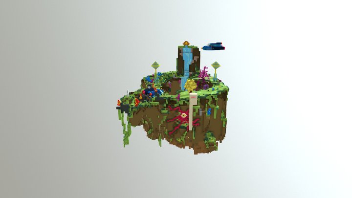 Living Island 3D Model