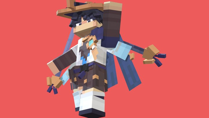 Scaramouchepoza 3D Model