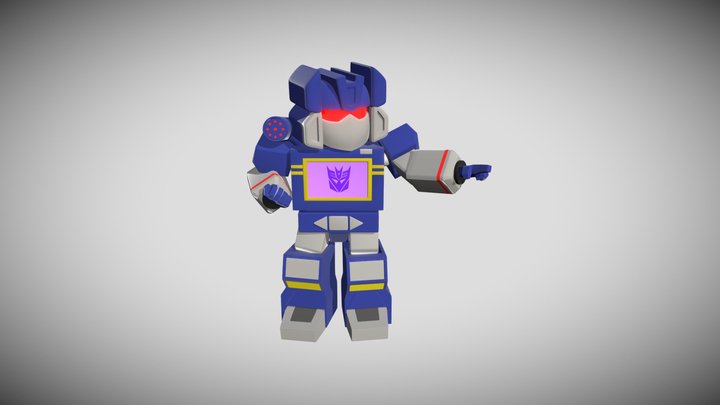 Chibi Soundwave 3D Model