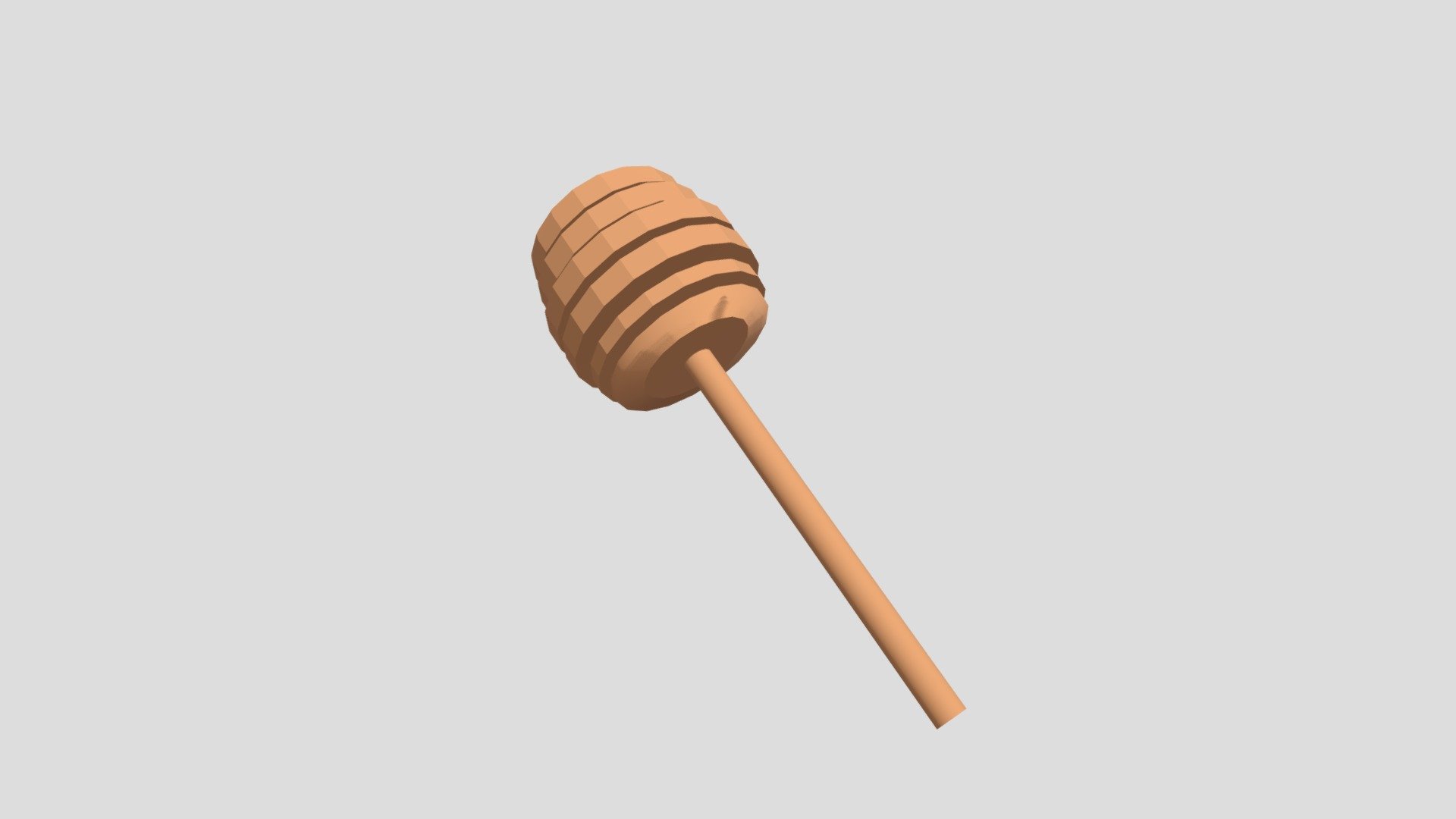Honey wand from Poly by Google Download Free 3D model by IronEqual