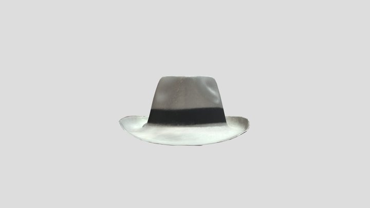 White Gangster Hat – Modelo 3D gratuito STL
