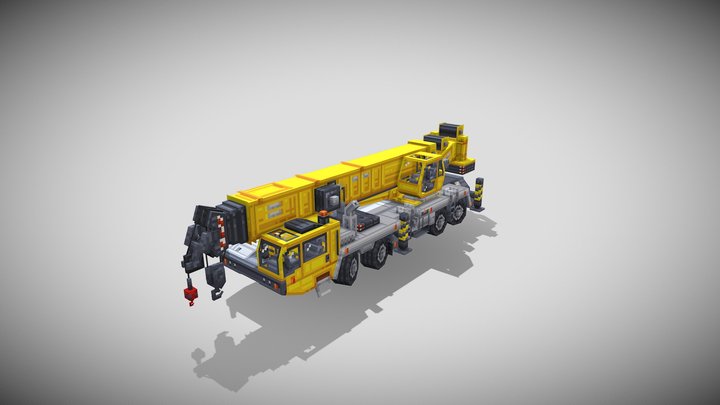 Crane Model 3D Model