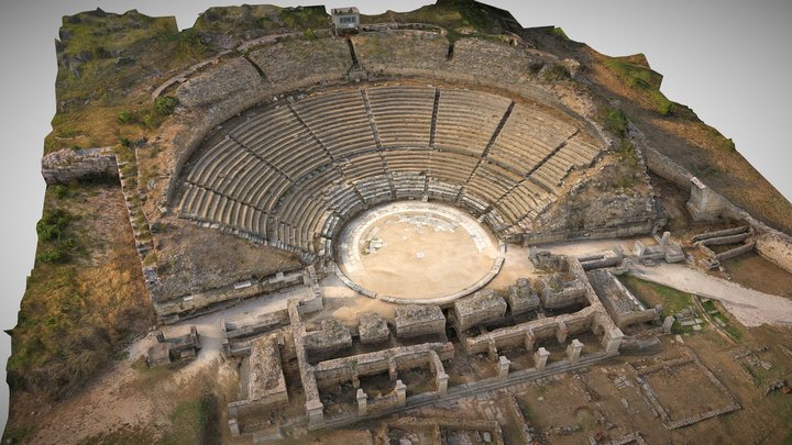 Philippi Ancient Greek Theater 3D Model