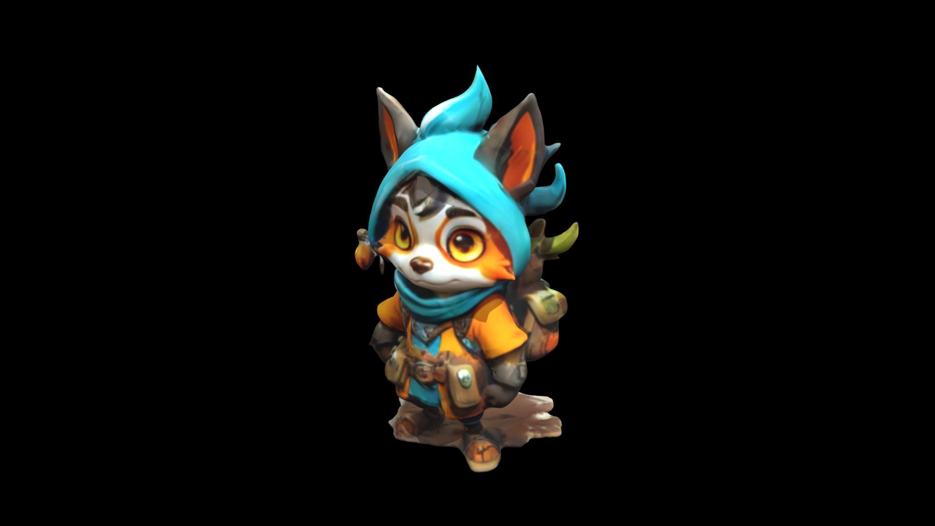 Anime-style character Rascal from the game Cediu - Download Free 3D ...