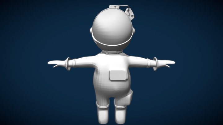 Astronauta 3D Model