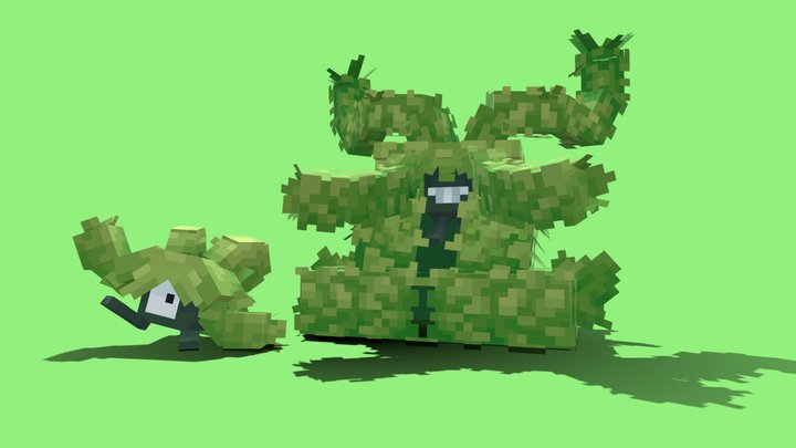 Jungreeper and budzu 3D Model
