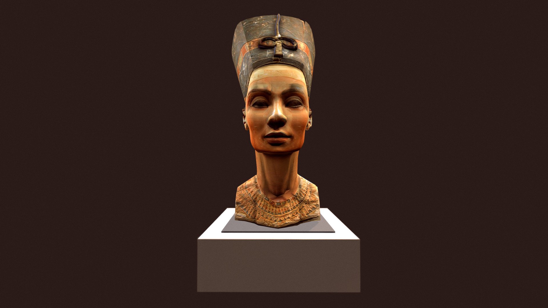 Modelagem Busto Nerfertiti - 3D model by Arquiteto Thiago Surmani ...