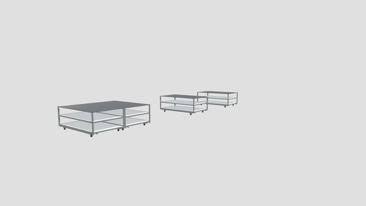 Benches C4D 3D Model