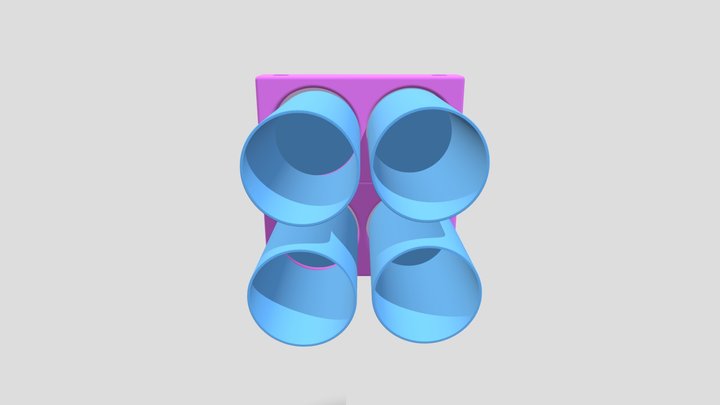 Assembly 1 desk 3D Model