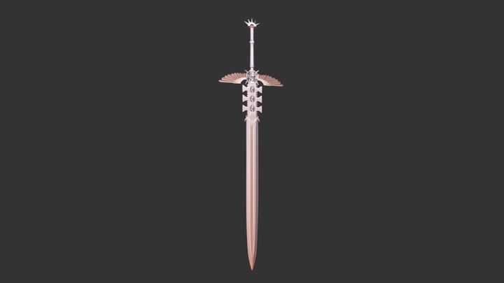 Sword Warhammer Online 3D Model