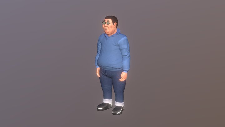 Otaku 3D Model