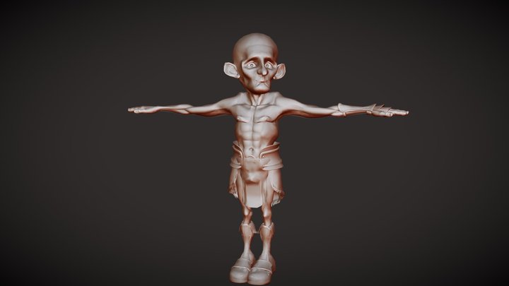 Old Man 3D Model