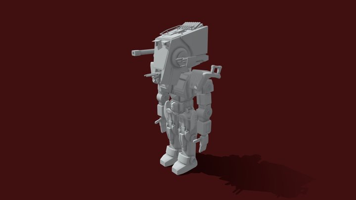 AT-ST_mech 3D Model