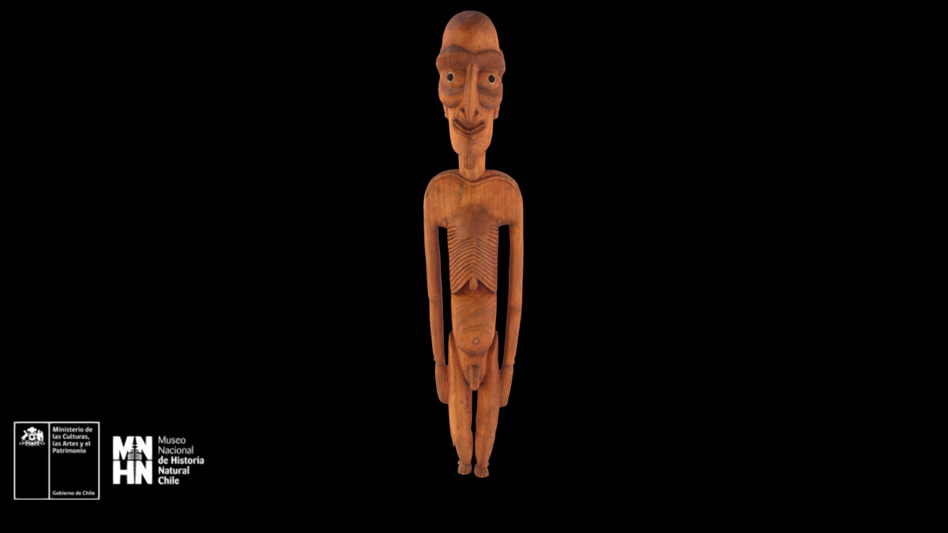 Figura antropomorfa esquelética (Moai Kava Kava)