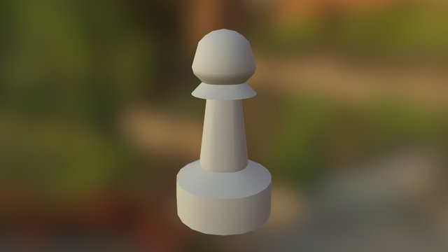 Chess Piece - Carrillo 3D Model