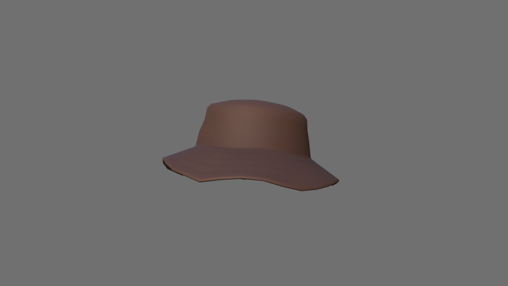 3D model Fishing Hat - This is a 3D model of the Fishing Hat. The 3D model is about a chair with a cushion.