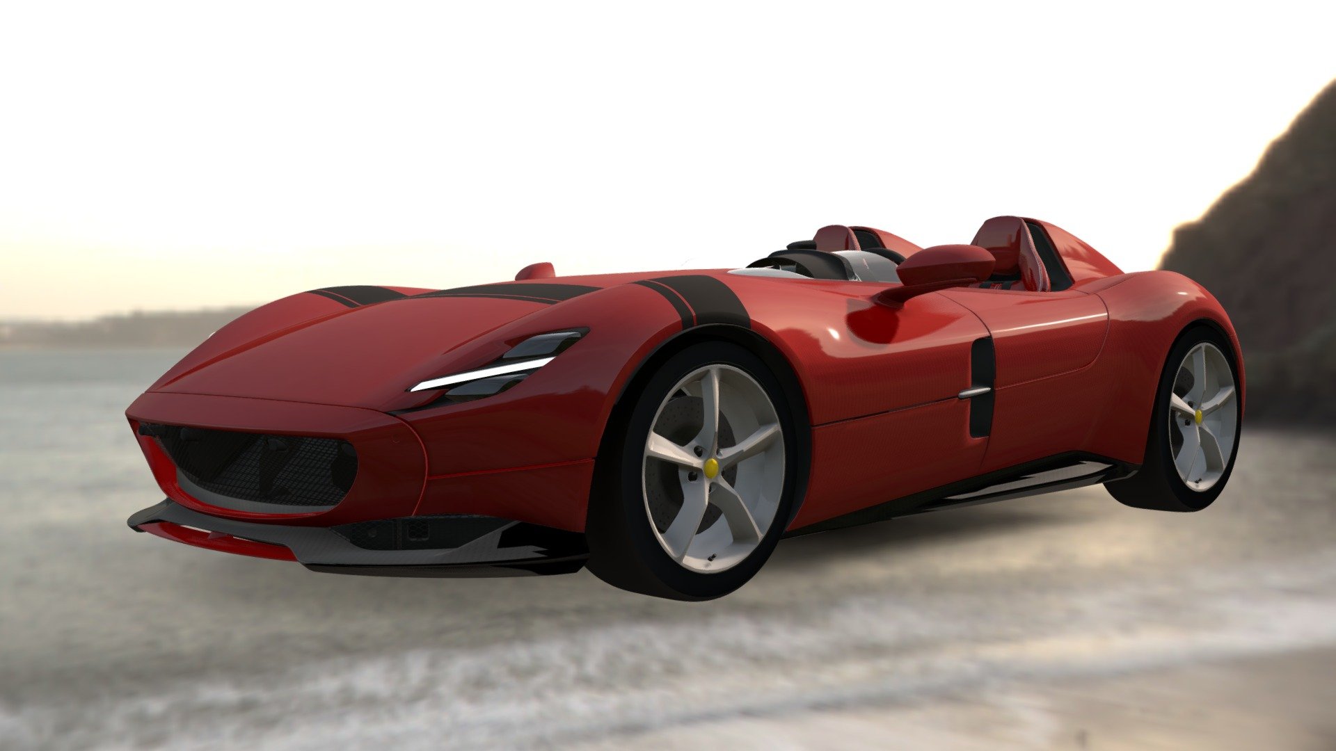 Ferrari Monza SP2 - 3D model by No Limits (@nolimitsofficial) [8f0a10d ...