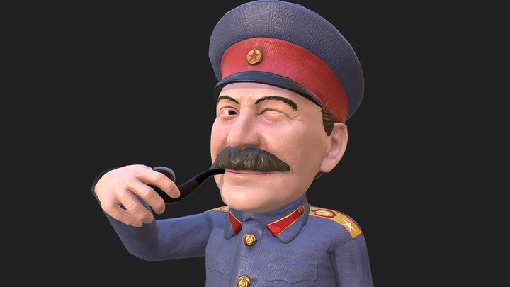 Stalin 3D caricature 3D Model