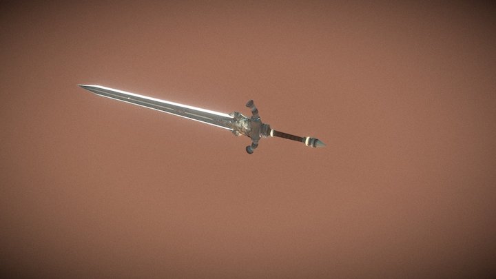 GreatSword Artorias Dark Souls 3D Model