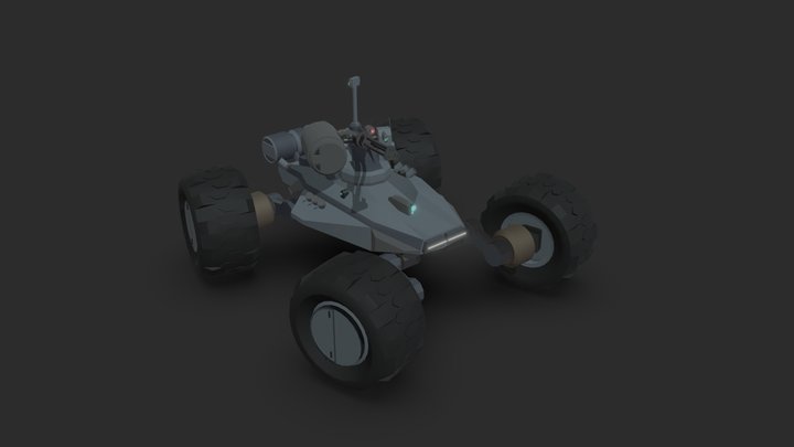 Stealth recon drone 3D Model