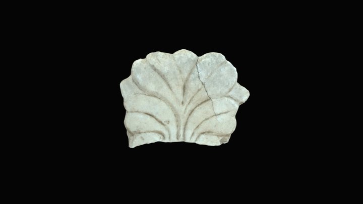 Console antique en feuilles sculptées (Sceaux) 3D Model