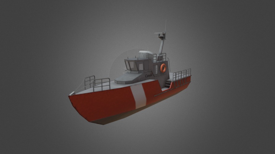 CCGS VAKTA - 3D model by Keenuts [8f0cc74] - Sketchfab