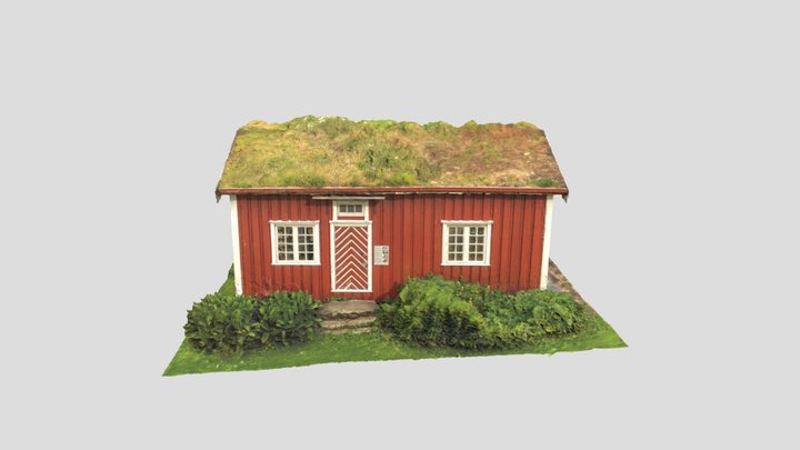 Torvhaugstua, 1871, Vevelstad bygdetun 3D Model