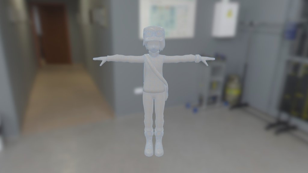 Pokemon Calem base mesh