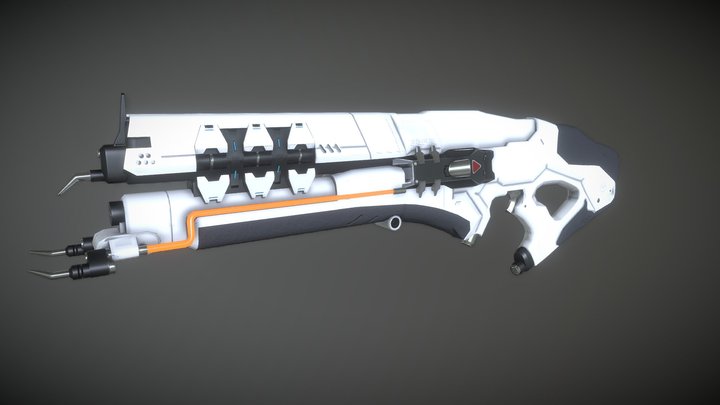 DOOM - Lightning Gun 3D Model
