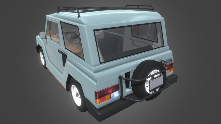 Gurgel Tocantins (X12 TR) 3D Model