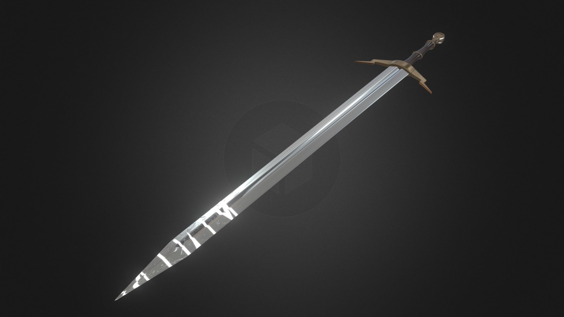 Shining Sword - 3D model by Nikhil Malisetty (@nikhilmalisetty ...