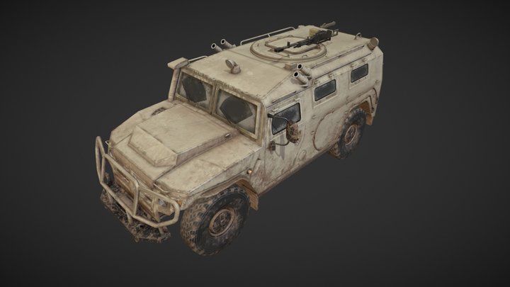 GAZ-233014 3D Model