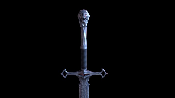 The sword of Lion 3D Model