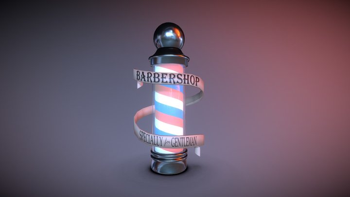 Barber 3D Model